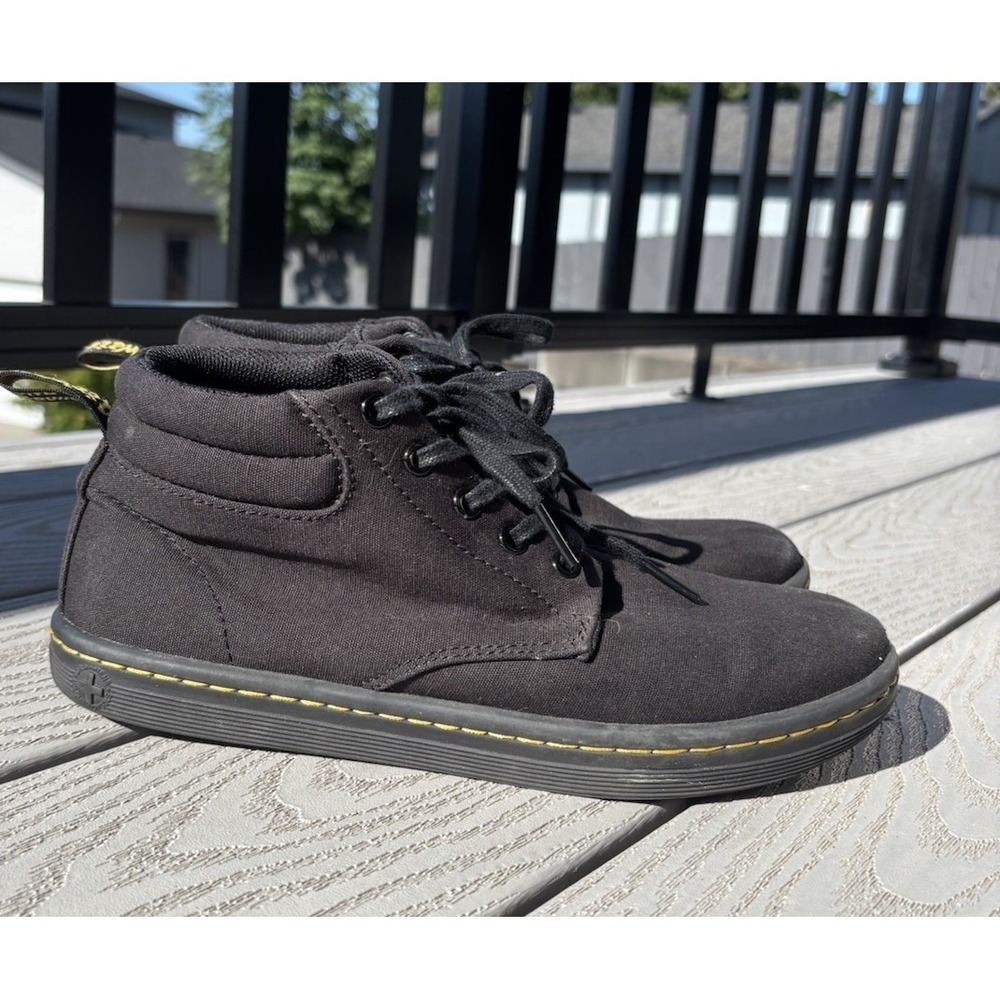 Dr. Doc Martens Maleke Chukka Ankle Boots Black Shoes Size 8 Mens - 9 Ladies